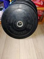 Bumper Plates - Zo Goed Als Nieuw - 4x20kg & 2x10kg, Ophalen of Verzenden, Zo goed als nieuw, Benen, Halterschijven