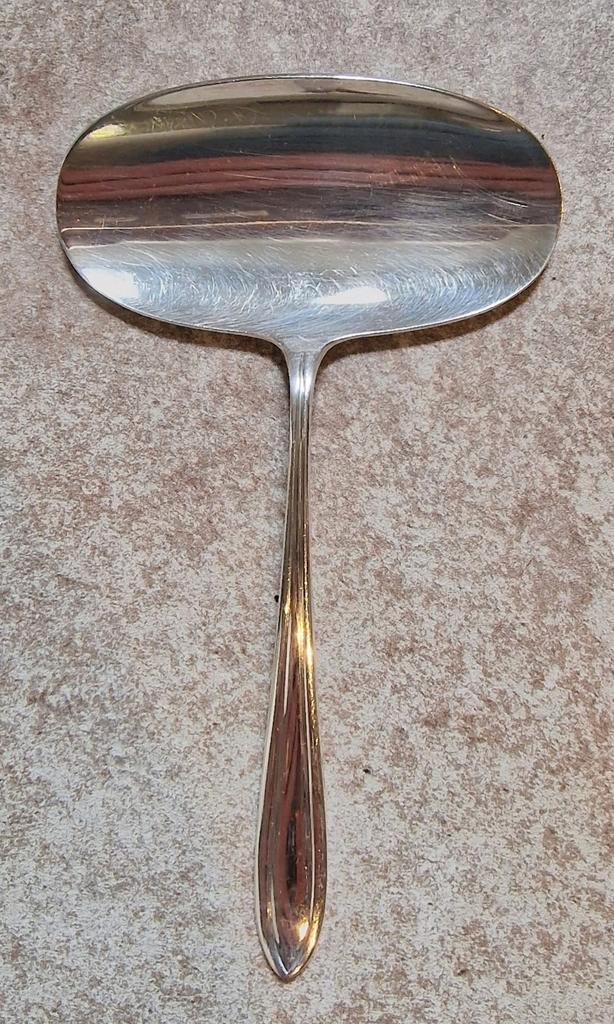 Keltum p3 Vintage Kroketschep. Zwaar verzilverd., Antiek en Kunst, Antiek | Bestek, Ophalen of Verzenden