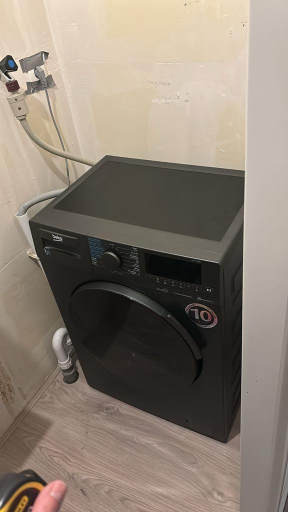 Beko Was-droogcombinatie - ophalen in Haarlem, Witgoed en Apparatuur, Wasmachines, Gebruikt, Voorlader, 6 tot 8 kg, 85 tot 90 cm