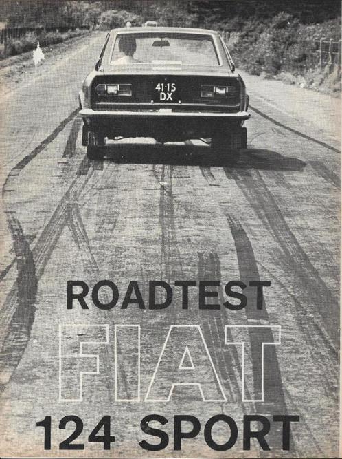 Roadtest FIAT 124 Sport, Autovisie, 1967., Boeken, Auto's | Folders en Tijdschriften, Nieuw, Overige merken, Ophalen of Verzenden