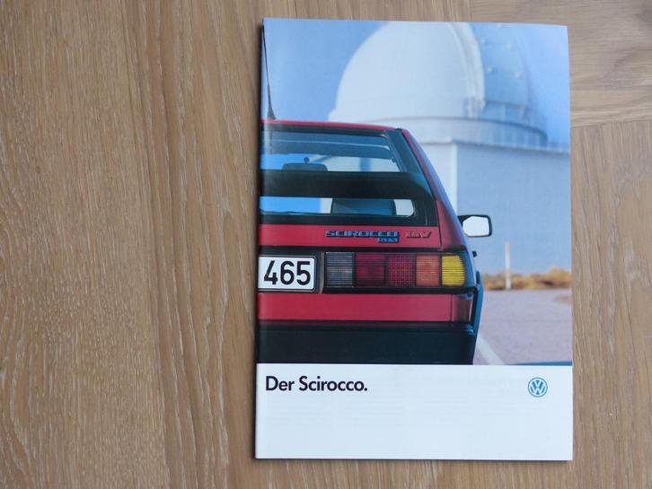 Volkswagen VW Scirocco 1987 brochure, Boeken, Auto's | Folders en Tijdschriften, Zo goed als nieuw, Volkswagen, Verzenden