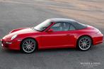 Porsche 911 Cabrio 3.8 Carrera S 48.000km (bj 2008), Auto's, Porsche, Achterwielaandrijving, Gebruikt, Zwart, Cabriolet