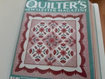 16 x Nummers Quilter's newsletter magazine ,,€1 per blad beschikbaar voor biedingen