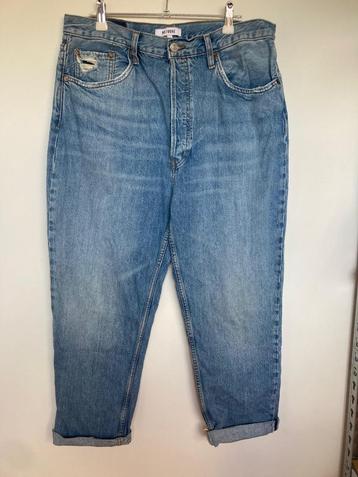 Redone 70S Ultra High Rise Stove Pipe jeans blauw maat 32 L beschikbaar voor biedingen