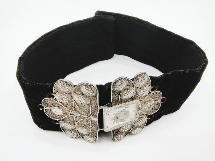 Zeeuwse zilveren haakslot, I. de Booij, Middelburg, Sieraden, Tassen en Uiterlijk, Antieke sieraden, Overige typen, Zilver, Verzenden