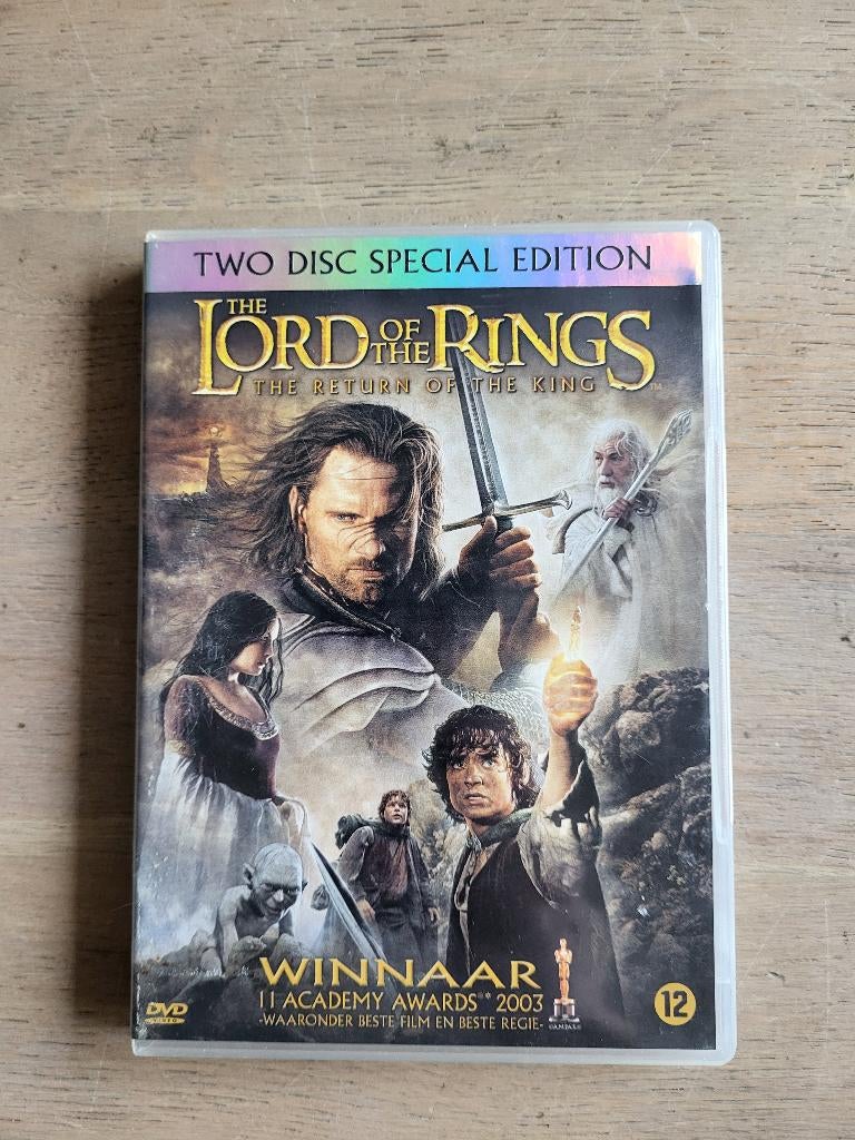 DVD LOTR return of the king Lord of the rings, Vanaf 12 jaar, Ophalen of Verzenden, Zo goed als nieuw, Science Fiction en Fantasy