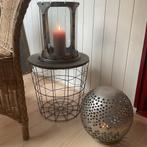 Stoer Riverdale windlicht, Huis en Inrichting, Woonaccessoires | Kandelaars en Kaarsen, Ophalen, 25 tot 50 cm, Zo goed als nieuw