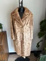 Vintage nerts bontjas Hofleverancier ch. chiotakis Utrecht, Ophalen of Verzenden, Gedragen, Maat 38/40 (M), Bruin
