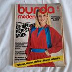 Burda september 1982 modetijdschrift kledingpatronen vintage, Hobby en Vrije tijd, Kledingpatronen, Vrouw, Ophalen of Verzenden