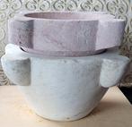 Antiek stenen Franse vijzels - by Anno Toen, Ophalen