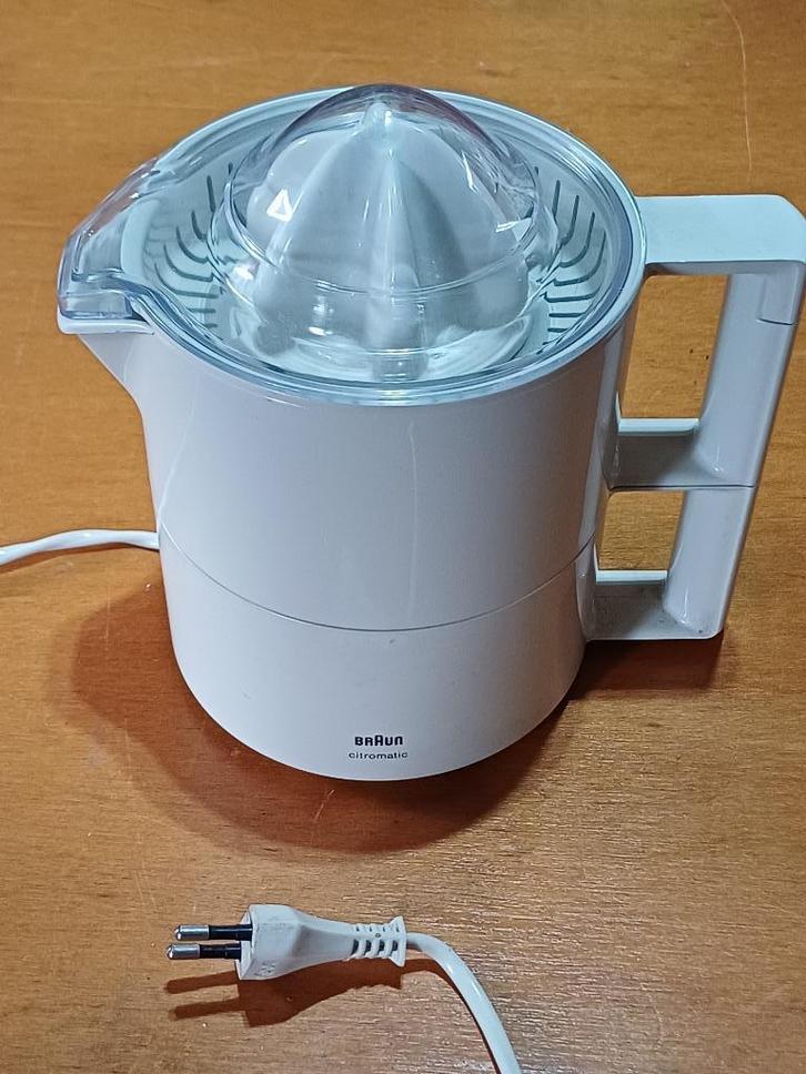 Braun Citromatic citruspers, Witgoed en Apparatuur, Juicers, Gebruikt, Citruspers, Elektrisch, Ophalen of Verzenden