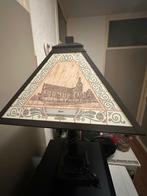 Vintage Tafellamp met Kerk Motief, Antiek en Kunst, Antiek | Lampen, Ophalen of Verzenden