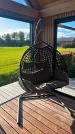 Twee persoons hangstoel schommelstoel loungestoel loveseat, Tuin en Terras, Ophalen, Gebruikt, Kunststof