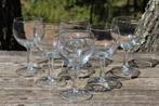 Brocante - Gezellige Franse glazen!, Huis en Inrichting, Keuken | Servies, Glas, Glas of Glazen, Gebruikt, Ophalen of Verzenden