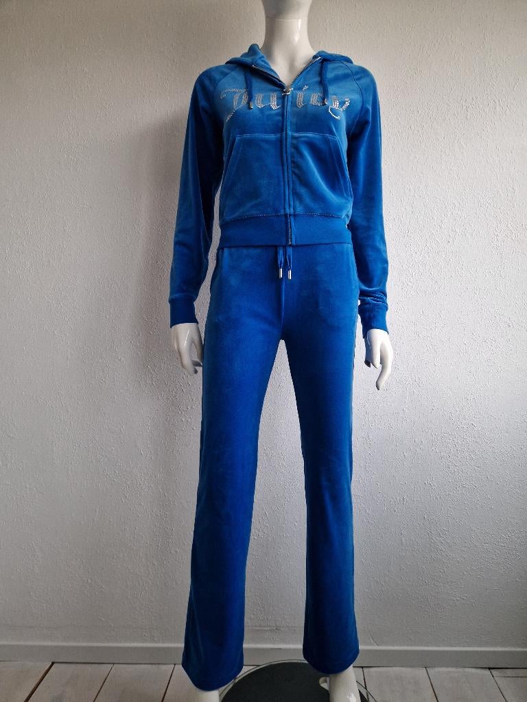Juicy Couture velours trainingsset. Maat S/XS. Blauw/velours, Kleding | Dames, Huispakken, Blauw, Nijmegen, Verhip-vintage.nl
