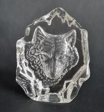 Prachtige sculptuur / presse papier - wolf beschikbaar voor biedingen