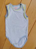 HEMA romper grijs ecru streep zonder mouw maat 74/80, Nacht- of Onderkleding, Jongetje of Meisje, Ophalen of Verzenden, Zo goed als nieuw