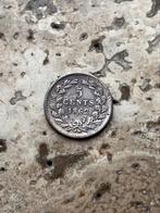 5 cent 1862 Willem III, zilver , mooie kwaliteit, Postzegels en Munten, Munten | Nederland, Koning Willem III, Zilver, Ophalen of Verzenden