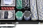 Pokerset - 500 Chips - Poker - Pokerchip - Poker fiches, Hobby en Vrije tijd, Gezelschapsspellen | Kaartspellen, Nieuw, Ophalen of Verzenden