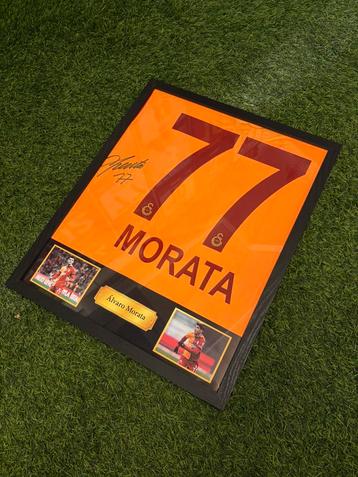 Álvaro Morata - Gesigneerd Galatasaray thuisshirt 24/25 beschikbaar voor biedingen