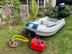 Rubberboot met 4 pk suzuki, Watersport en Boten, Airdeck, Gebruikt, Benzine, Minder dan 70 pk
