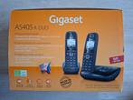 Gigaset AS405A Duo Telefoon, Ophalen of Verzenden, Gebruikt, 2 handsets