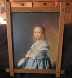 Schildermeisje - prent, Verzamelen, Foto's en Prenten, Ophalen of Verzenden, Voor 1940, Gebruikt