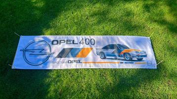 OPEL MANTA 400 BANNER 45X180 MET BEVESTIGGINGS OGEN beschikbaar voor biedingen