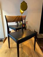 Cor Bontenbal rosewood eetkamerstoel Fristho., Zo goed als nieuw, Vijf personen of meer, Rechthoekig, 50 tot 100 cm