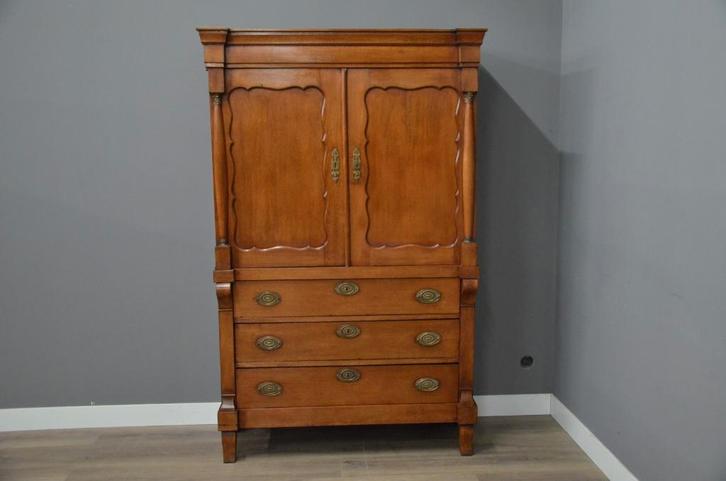 Recht biedermeier kabinet, Antiek en Kunst, Antiek | Overige Antiek, Ophalen of Verzenden