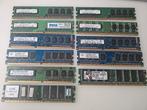 Diverse RAM sticks – DDR1 / DDR2 / DDR3 (512MB–2GB), Computers en Software, RAM geheugen, Ophalen of Verzenden, DDR2, Desktop