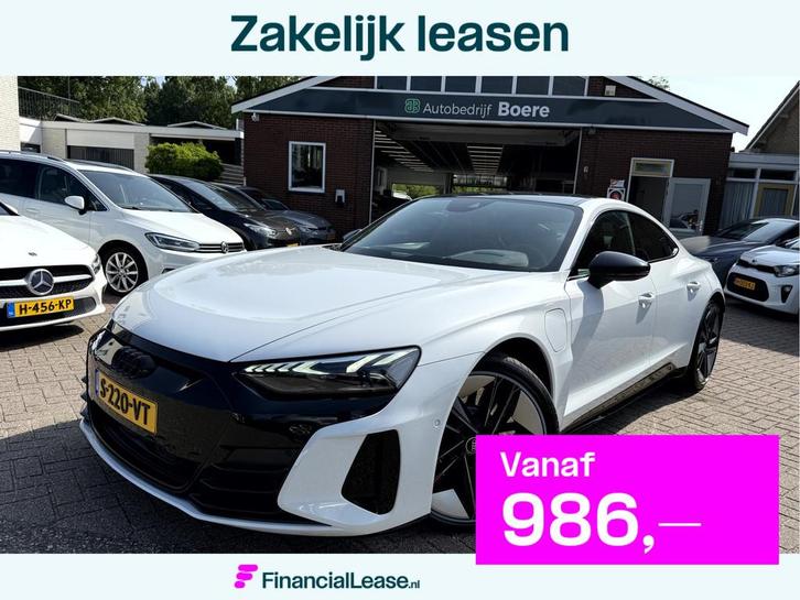 Audi e-tron GT RS 93 kWh 600pk NL Auto 21''Lmv, B&O, Panoram, Auto's, Audi, Bedrijf, Lease, Financial lease, e-tron GT, 360° camera