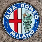 Alfa Romeo zwaar gietijzer reclame decoratie bord garage, Verzamelen, Merken en Reclamevoorwerpen, Reclamebord, Alfa, Ophalen of Verzenden