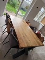 Eetkamer tafel met 6 stoelen, Huis en Inrichting, Tafels | Eettafels, Ophalen, 100 tot 150 cm, Zo goed als nieuw, Vijf personen of meer