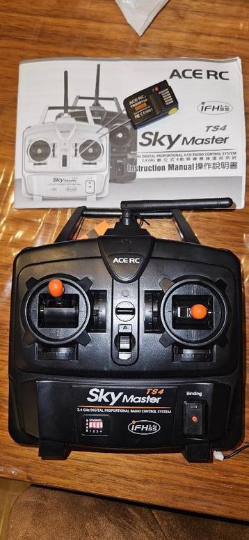SkyMaster ACE TS4 iFHSS 2.4GHZ RC Zender met ontvang + accu beschikbaar voor biedingen
