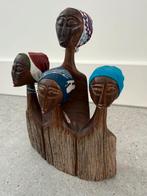 Afrikaans hardhouten beeld (houtsnij werk / kunst), Antiek en Kunst, Ophalen of Verzenden
