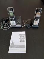 Panasonic digitale draadloze telefoon met antwoordapparaat, 2 handsets, Zo goed als nieuw, Ophalen