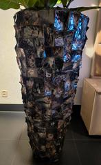 NIEUW UNIEK GROTE SCHELPENVAAS 122CM ERIC ERIK KUSTER, Huis en Inrichting, Ophalen, Overige kleuren, Nieuw, Glas