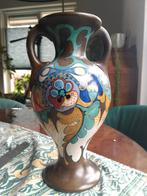 Plateel, grote vaas, Antiek en Kunst, Ophalen of Verzenden