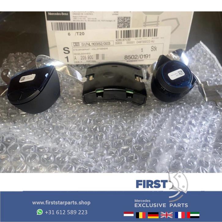 AMG DYNAMIC SELECT KNOPPEN SET L/R A45 CLA45 GLA45 C63 E63 G, Auto-onderdelen, Dashboard en Schakelaars, Mercedes-Benz, Gebruikt