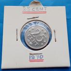 25 cent 1970 - Nederlandse Antillen UNC, Postzegels en Munten, Munten | Nederland, Koningin Juliana, Losse munt, 25 cent, Verzenden