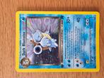 Dark Blastoise 1st Edition Rocket holo, Ophalen of Verzenden, Zo goed als nieuw, Losse kaart