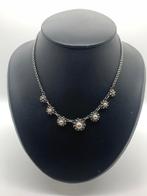 V747 Prachtige zilveren ketting Zeeuwse knoop, Ophalen of Verzenden, Zilver, Ketting
