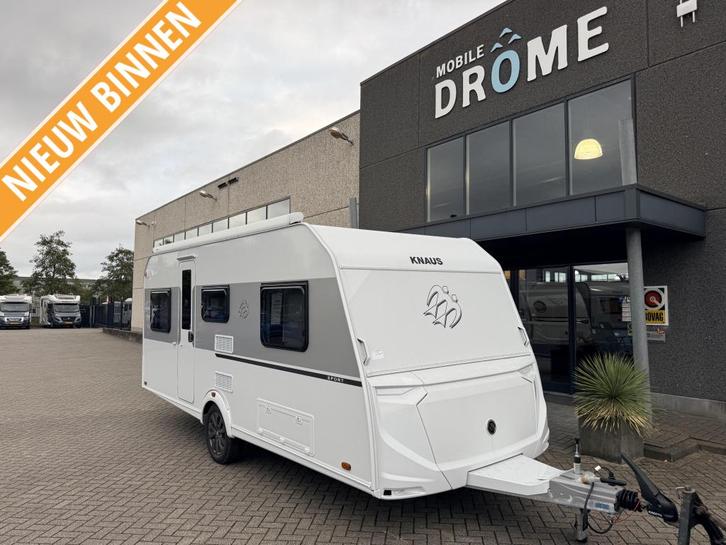Knaus Sport 500 EU ENKELE BEDDEN 2026, Caravans en Kamperen, Caravans, Bedrijf, tot en met 4, 1000 - 1250 kg, Rondzit, Knaus, 2 aparte bedden