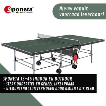 Sponeta S3-46i indoor tafeltennistafel + Gratis montage beschikbaar voor biedingen