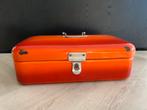 Vintage emaille oranje broodtrommel, Antiek en Kunst, Antiek | Emaille, Ophalen of Verzenden