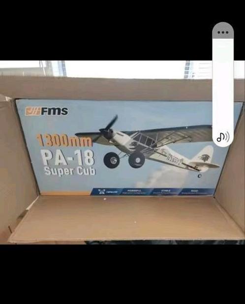 Nieuwe FMS PA 18 Super Cub PNP in ongeopende Doos NIEUW, Hobby en Vrije tijd, Modelbouw | Radiografisch | Vliegtuigen, Nieuw, Elektro