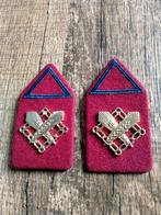 NL kraagspiegels Onderofficier school Intendance, Verzamelen, Verzenden, Landmacht, Nederland, Embleem of Badge