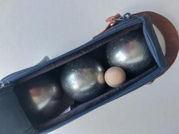 Jeu de boules 3 stalen ballen in etui Koodza beschikbaar voor biedingen