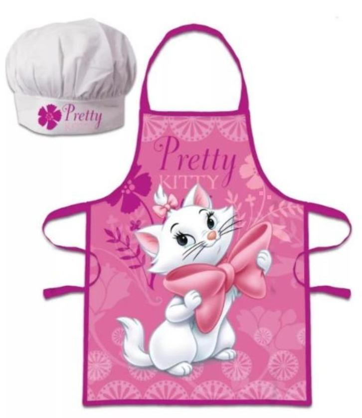 Marie Cat Keukenschort - Kokskleding Disney, Kinderen en Baby's, Carnavalskleding en Verkleedspullen, Nieuw, Meisje, Ophalen of Verzenden